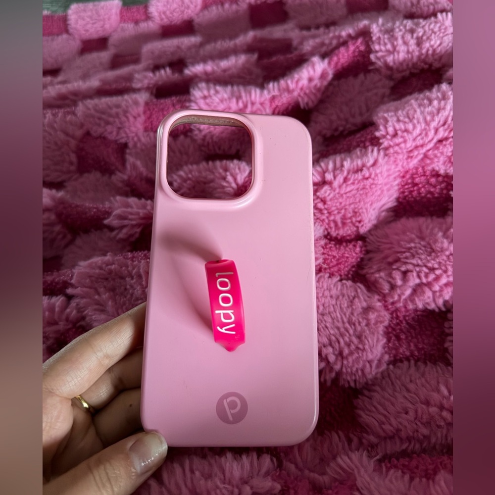 Loopy Case Vibrant Pink 15 pro iPhone Cover
